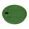 6 in. Round Cover Only Snap-In ICV Green Overlapping NDS