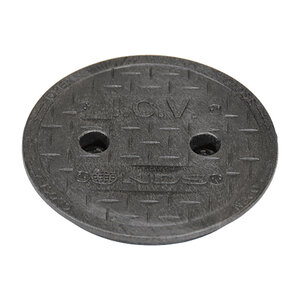 6" Round Cover Only ICV Black NDS