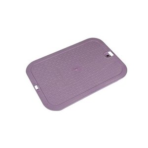 NDS Standard-Series Valve Box Lid Jumbo Rectangle 13 in. x 20 in. Overlapping Purple Polyethylene ICV Lid Only