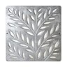 NDS Square Grate 12 in. x 12 in. Cast Iron