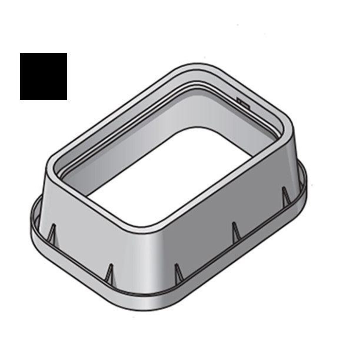 NDS Standard-Series Valve Box Extension Body (only) Jumbo Rectangle 13 ...