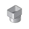 NDS Downspout Adapter Centered 2 in. x 3 in. x 4 in.