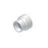 NDS PVC S&D Reducer Coupling HUB x HUB White 4 in. x 6 in.