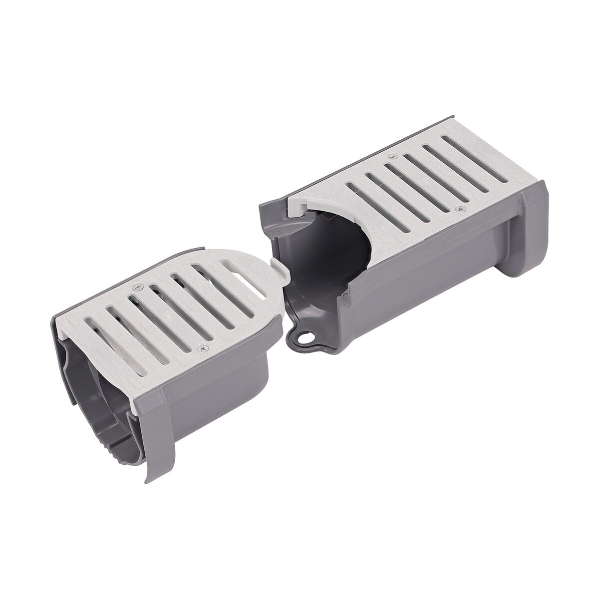 NDS Spee-D Contour Channel Drain Kit with Start and End Sections, Two ...