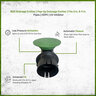 NDS Drainage Emitter Pop-Up Green Plastic 3 in. & 4in. With Elbow & Universal Pipe Adapter