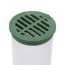 NDS Drain Grate Round Polyolefin Green 3 in.