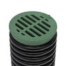 NDS Drain Grate Round Polyolefin Green 3 in.