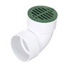 NDS Drain Grate Round Polyolefin Green 3 in.