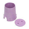NDS Standard Valve Box Round 6 in. Purple Box/Purple Lid Overlapping RW