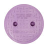 NDS Standard Valve Box Round 6 in. Purple Box/Purple Lid Overlapping RW
