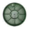 NDS Standard Valve Box Lid Round 10 in. Overlapping Green Polyethylene ICV Lid Only