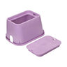 NDS Standard Valve Box Rectangle 14 in. x 19 in. x 12 in.H Purple Box/Purple Lid Overlapping RW
