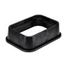 NDS Standard-Series Valve Box Extension Body (only) Jumbo Rectangle 13 in. x 20 in. x 6 in.H Black