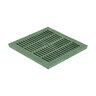NDS Drain Grate Square Polyolefin Green 18 in.