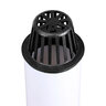 NDS Drain Grate Round Atrium Polyolefin Black 4 in.