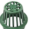 NDS Drain Grate Round Atrium Polyolefin Green 4 in.