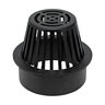 NDS Drain Grate Round Atrium Polyolefin Black 6 in. (Not Suitable w/9 in. Catch Basin)