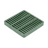 NDS Drain Grate Square Polyolefin Green 9 in.
