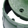 NDS Pro-Spec Valve Box & Cover Green Round 10 in.