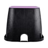 NDS Standard Valve Box Black Box/Purple Lid Retangle 14 in. x 19 in. x 12 in. Overlapping RW