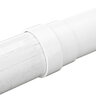 NDS PVC DWV to Sewer Adapter DWV HUB x S&D HUB White 4 in. x 4 in.
