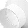 NDS PVC S&D Reducer Bushing SPT x HUB White 6 in. x 4 in.