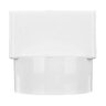 Nds PVC S&D Offset Downspout Adapter White 2 in. X 3 in. X 3 in. (Fits 3 in. Pipe)