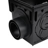 NDS Catch Basin Outlet Adapter Offset Black Plastic 3 in. & 4 in.
