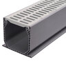 NDS Mini Channel Grate Gray 3 ft. L x 2-3/4 in. W