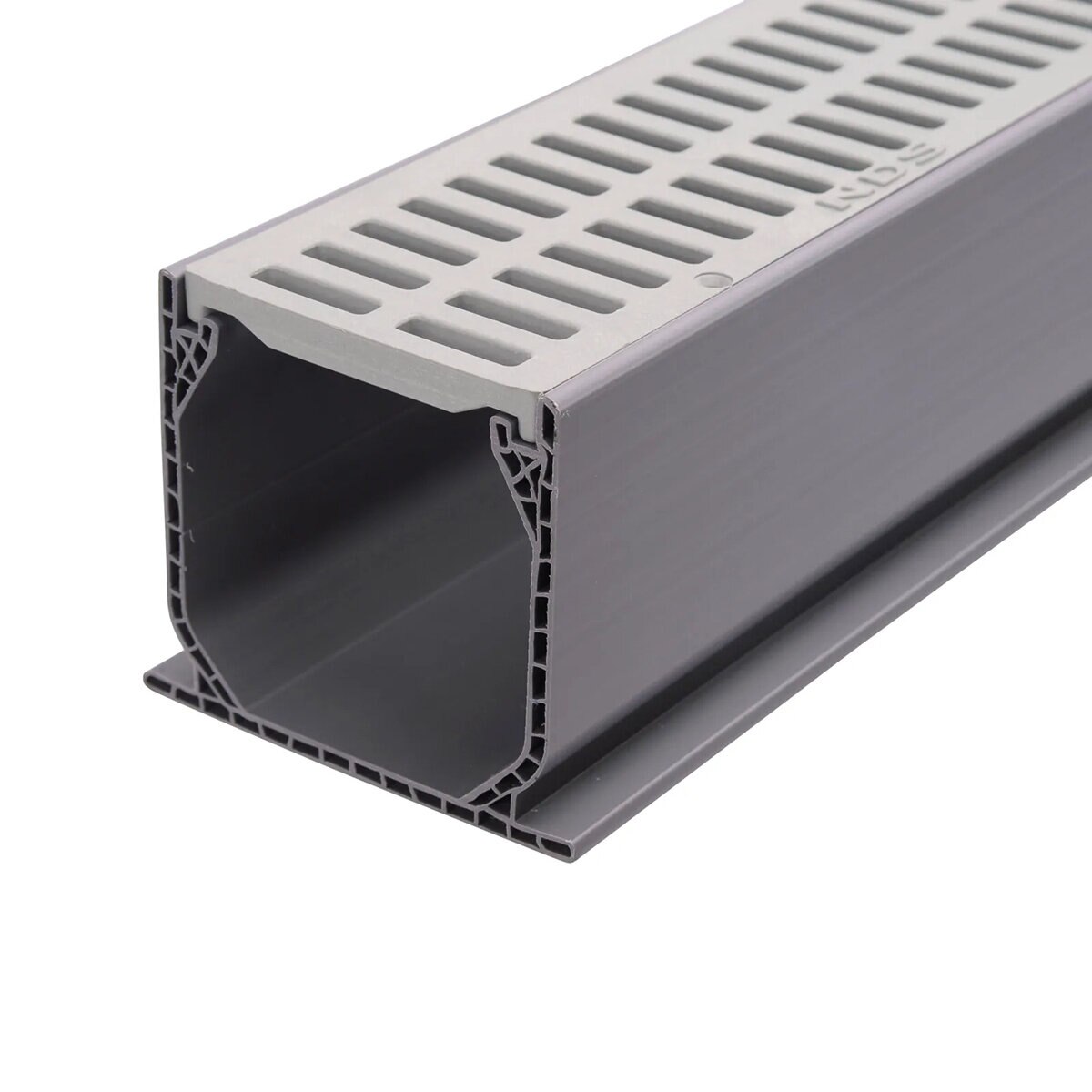 NDS Mini Drain Channel Gray 6 ft. Long | SiteOne US
