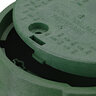 NDS Standard Valve Box Round 10 in. Green Box/Green Lid Overlapping ICV
