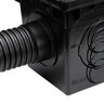 COMBO 4 in. x 3 in. OUTLET BLACK NDS
