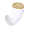 NDS Drain Grate Round Brass Satin 3 in.