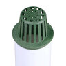 NDS Drain Grate Round Atrium Polyolefin Green 3 in.