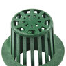 NDS Drain Grate Round Atrium Polyolefin Green 3 in.