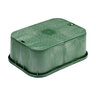 NDS Standard Valve Box Extension Rectangle 14 in. x 19 in. x 6 in. Green Box/Green Lid Overlapping ICV