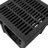 NDS Drain Basin Kit Square 24 in. w/ Black Grate