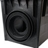 NDS Drain Basin Kit Square 24 in. w/ Black Grate