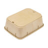 NDS Standard Valve Box Tapered Rectangle 14 in. x 19 in. x 6 in.H Sand Box/Sand Lid Overlapping ICV