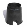 6 in. Round Box Only Black NDS