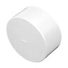 NDS PVC S&D Drain Cap HUB White 6 in.