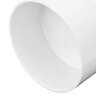 NDS PVC S&D Drain Cap HUB White 6 in.
