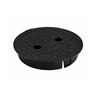 NDS 6 in. Round Standard Series Valve Box and Cover, 9 in. Height, Black Box, Black Irrigation Control Valve Cover