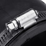 NDS Flexible Coupling CI/PVC 3 in. x 3 in. Rubber w/ Stainless Steel Clamp
