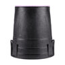 NDS Standard Valve Box Round 6 in. Black Box/Purple Lid Overlapping RW