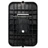 Blck Plastic Meter Box And Lid With Plastic Reader
