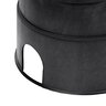 NDS Control Valve Box Black/Green Oval 8 in. x 14 in. w/ Drop-in Cover