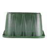 NDS Pro-Spec Valve Box Rectangle 14 in. x 19 in. x 12 in.H Green Box/Green Lid Overlapping ICV