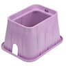NDS Pro-Spec Valve Box Rectangle 14 in. x 19 in. x 12 in.H Purple Box/Purple Lid Overlapping RW