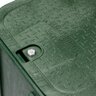 NDS Pro-Spec Valve Box Rectangle 14 in. x 19 in. x 12 in.H Green Box/Green Lid Overlapping ICV w/Bolt